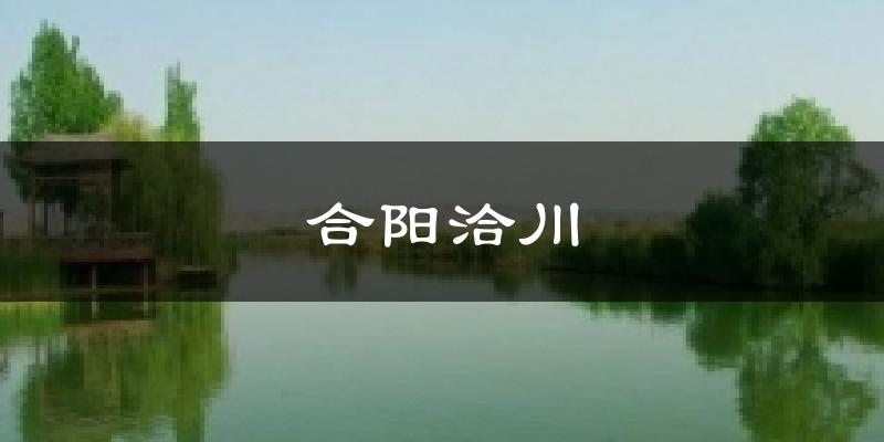 合阳洽川今日天气